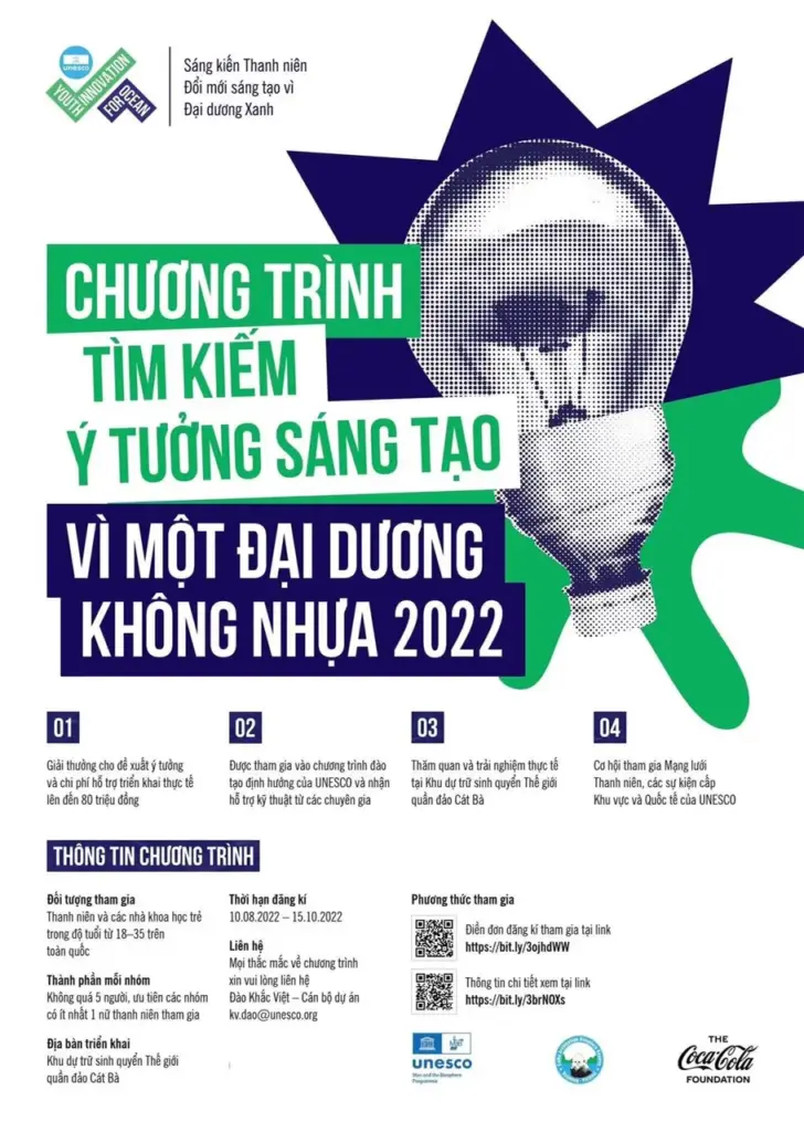 Đội thi Cá Voi của HCMUNRE vào vòng chung kết Chương trình Tìm kiếm Ý tưởng sáng tạo vì một đại dương không nhựa.