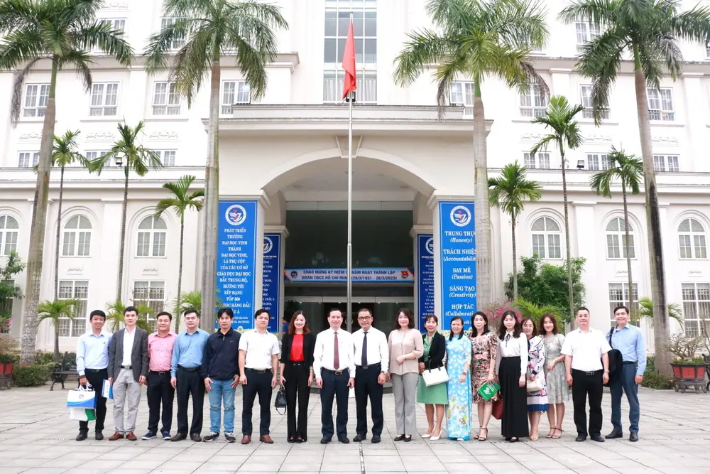 Lễ ký kết MOU giữa Trường Đại học Vinh và Trường Đại học Tài nguyên và Môi trường TP. Hồ Chí Minh