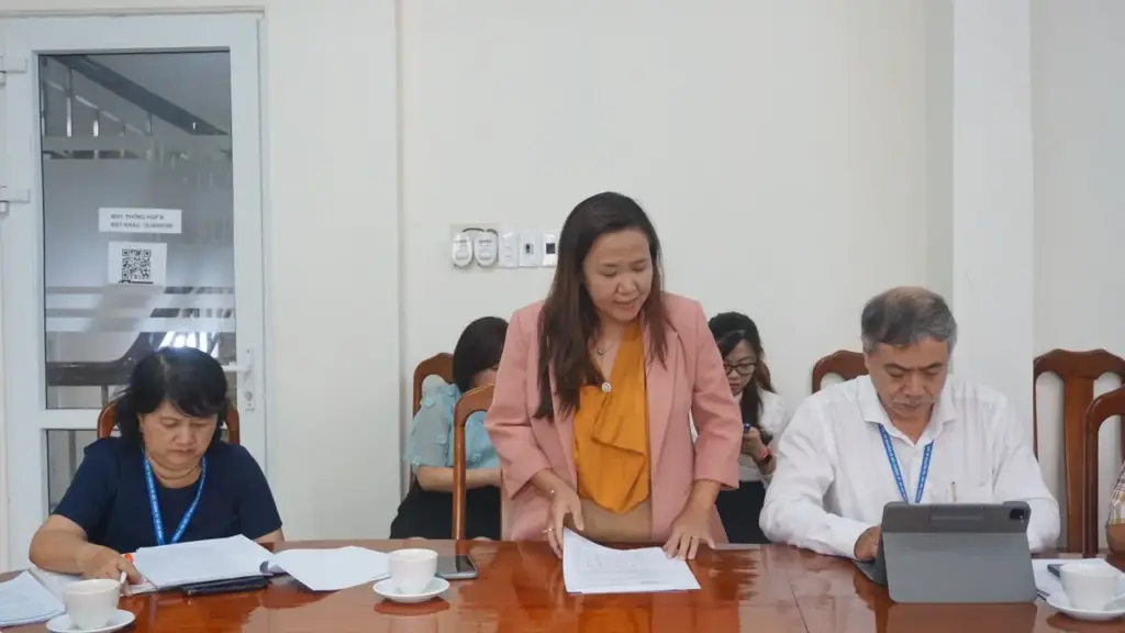 Đón tiếp và làm việc với Vụ Khoa học và Công nghệ - Bộ Tài nguyên và Môi trường
