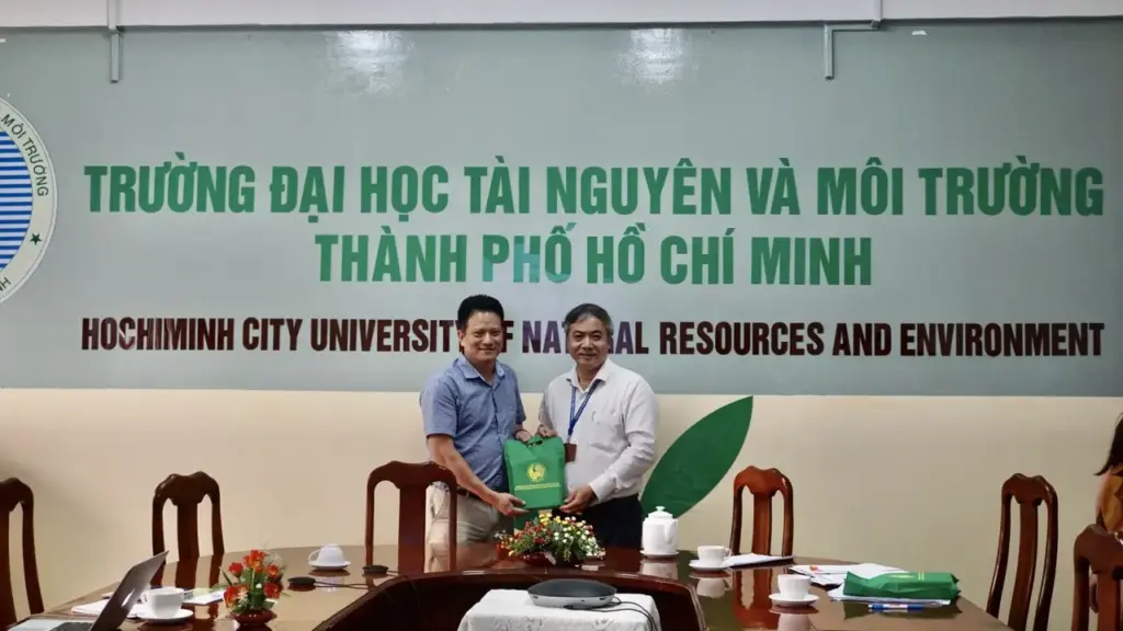 Đón tiếp và làm việc với Vụ Khoa học và Công nghệ - Bộ Tài nguyên và Môi trường