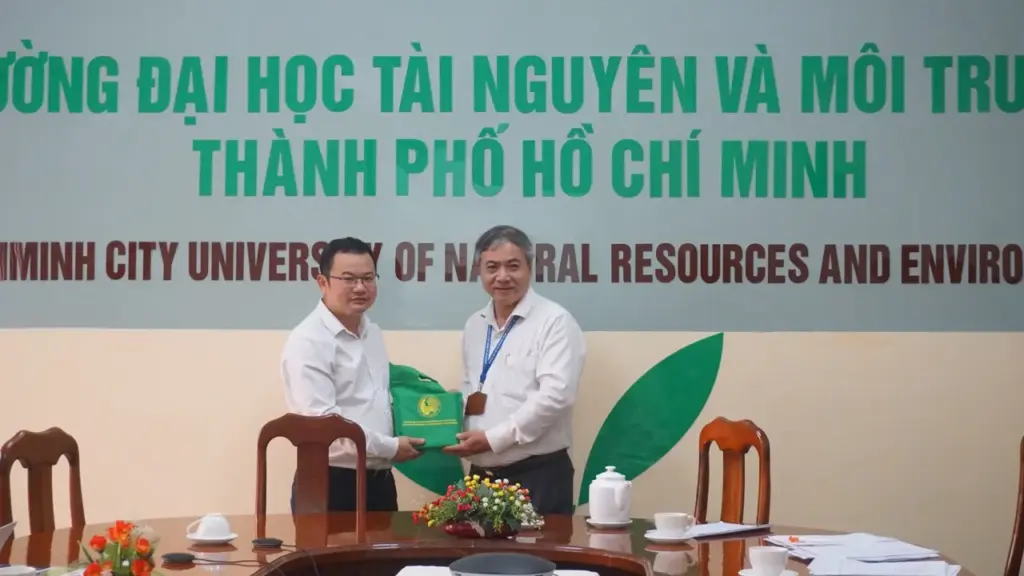 Đón tiếp và làm việc với Vụ Khoa học và Công nghệ - Bộ Tài nguyên và Môi trường