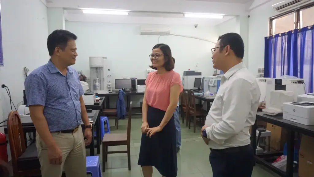 Đón tiếp và làm việc với Vụ Khoa học và Công nghệ - Bộ Tài nguyên và Môi trường