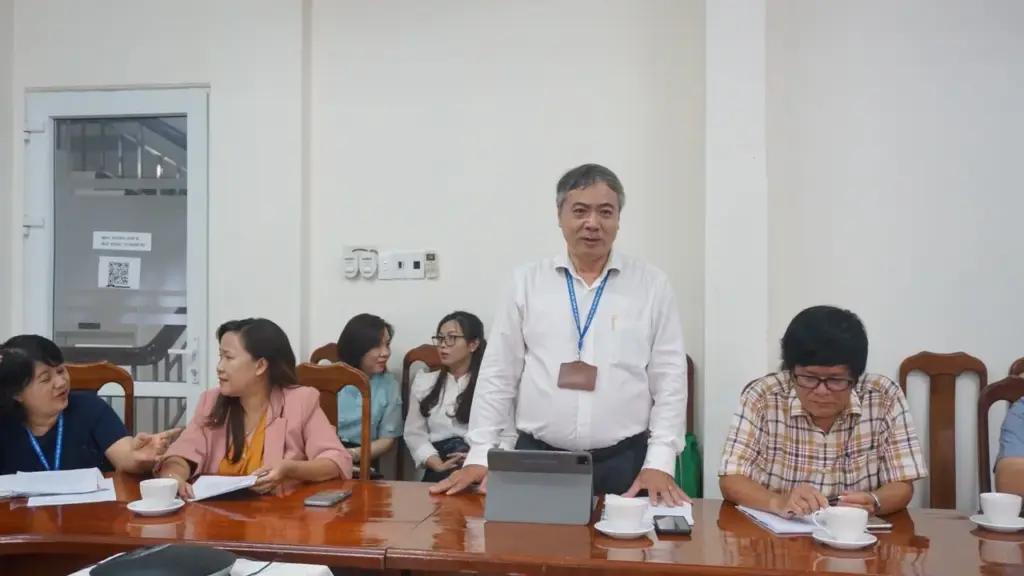 Đón tiếp và làm việc với Vụ Khoa học và Công nghệ - Bộ Tài nguyên và Môi trường