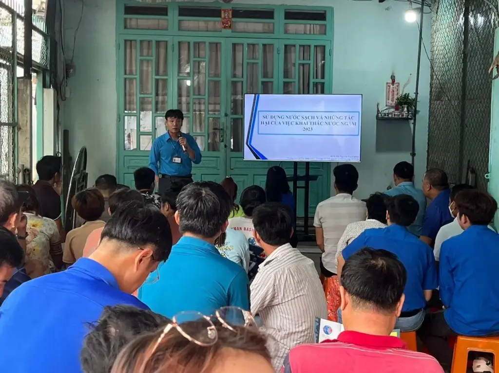 Bộ môn Cấp thoát nước, Công đoàn bộ phận Khoa Môi trường - HCMUNRE tham gia Chương trình “Tri thức khoa học Trẻ tình nguyện lần thứ 14 năm 2023”