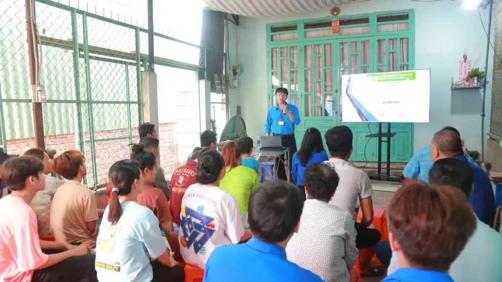 Bộ môn Cấp thoát nước, Công đoàn bộ phận Khoa Môi trường - HCMUNRE tham gia Chương trình “Tri thức khoa học Trẻ tình nguyện lần thứ 14 năm 2023”