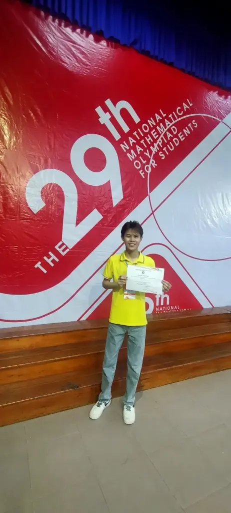 Chúc mừng các bạn Sinh viên HCMUNRE đã đạt thành tích trong kỳ thi Olympic Toán học Sinh viên và Học sinh toàn quốc năm 2023.