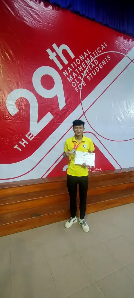 Chúc mừng các bạn Sinh viên HCMUNRE đã đạt thành tích trong kỳ thi Olympic Toán học Sinh viên và Học sinh toàn quốc năm 2023.