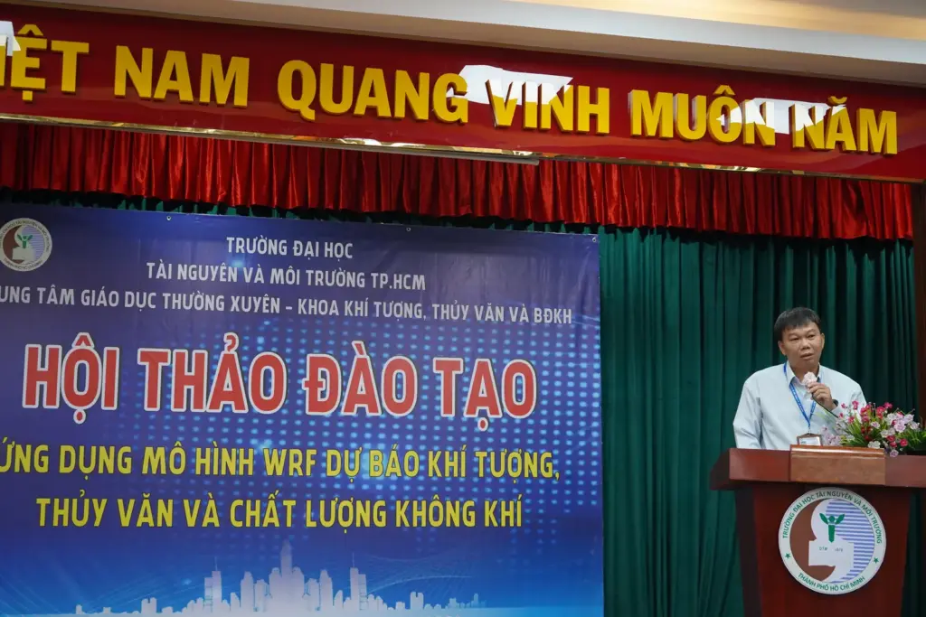 Hội thảo Đào tạo Ứng dụng mô hình WRF dự báo Khí tượng Thủy văn và Chất lượng không khí