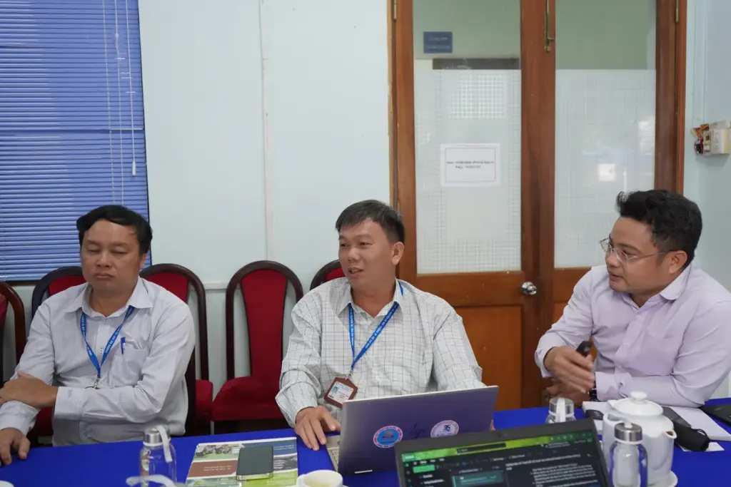 Buổi đón tiếp và làm việc với Công ty CP Kỹ thuật Môi trường Việt An