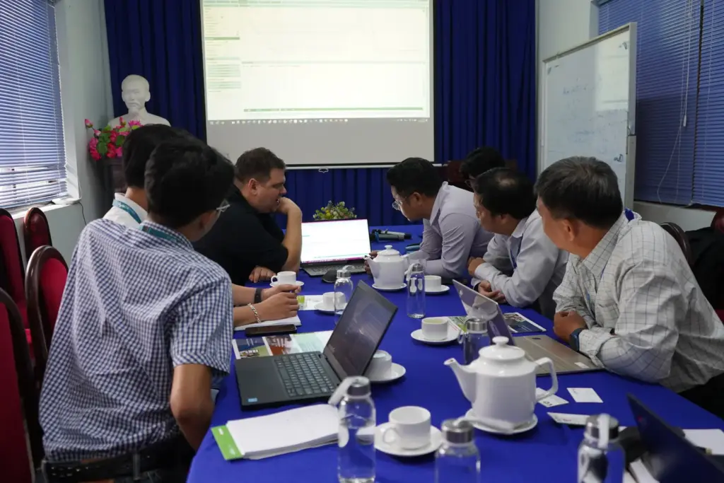 Buổi đón tiếp và làm việc với Công ty CP Kỹ thuật Môi trường Việt An