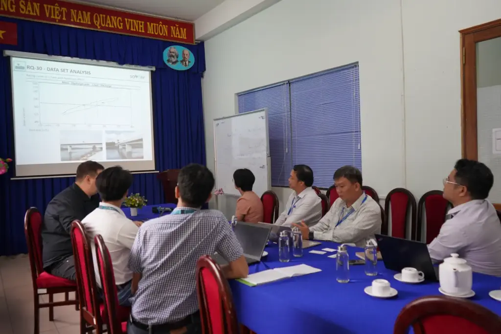 Buổi đón tiếp và làm việc với Công ty CP Kỹ thuật Môi trường Việt An
