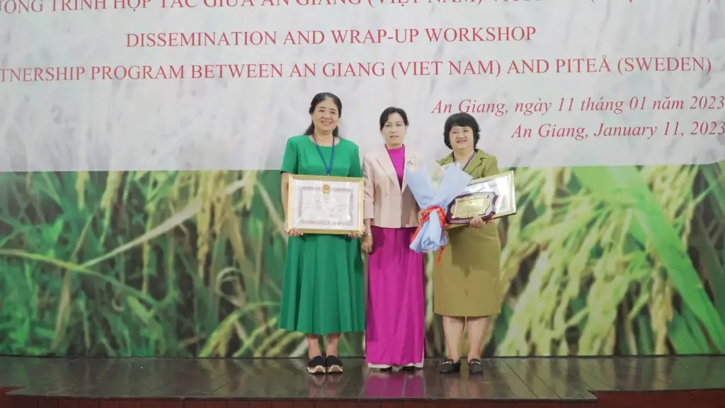 Hội thảo phổ biến thông tin và tổng kết chương trình hợp tác giữa An Giang (Việt Nam) và Pitea (Thụy Điển) từ năm 2012-2023.