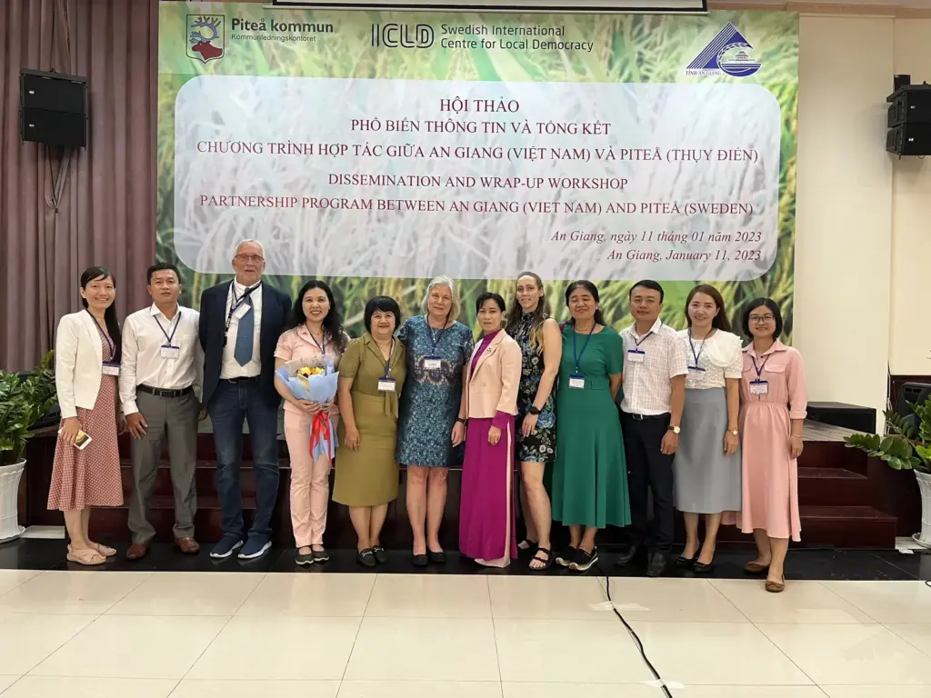 Hội thảo phổ biến thông tin và tổng kết chương trình hợp tác giữa An Giang (Việt Nam) và Pitea (Thụy Điển) từ năm 2012-2023.