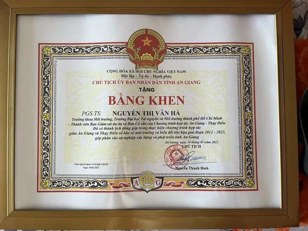 Hội thảo phổ biến thông tin và tổng kết chương trình hợp tác giữa An Giang (Việt Nam) và Pitea (Thụy Điển) từ năm 2012-2023.