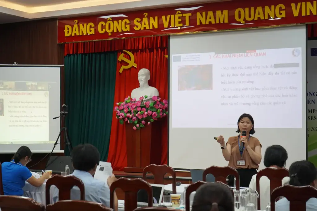 Hội thảo đào tạo Nâng cao năng lực nguồn nhân lực đánh giá tác dộng môi trường và đánh giá môi trường chiến lược