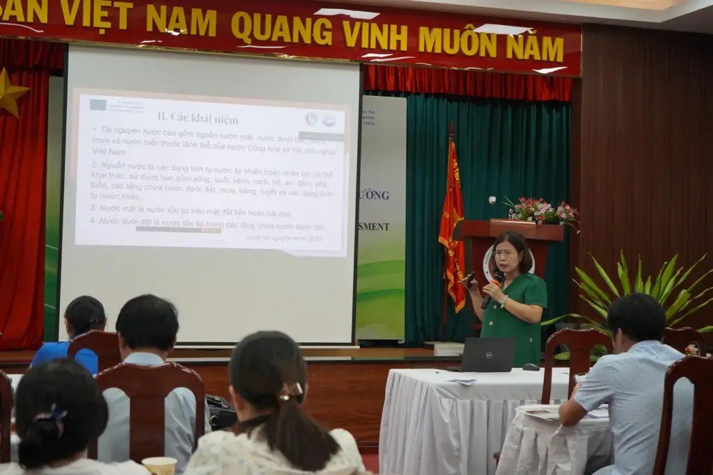 Hội thảo đào tạo Nâng cao năng lực nguồn nhân lực đánh giá tác dộng môi trường và đánh giá môi trường chiến lược