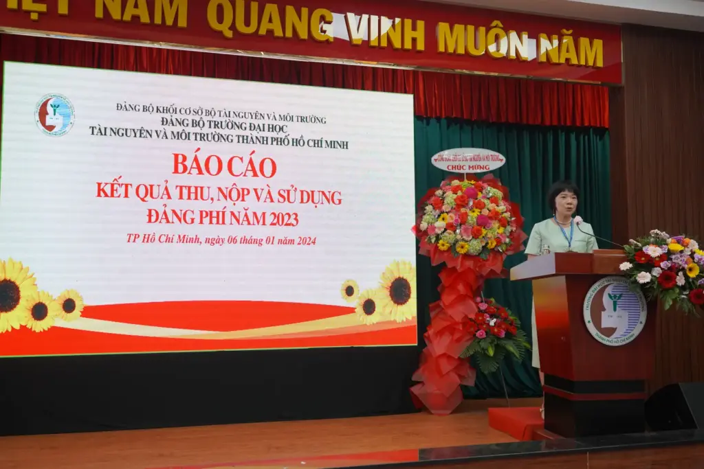 Hội nghị tổng kết công tác Đảng năm 2023 và triển khai nhiệm vụ năm 2024