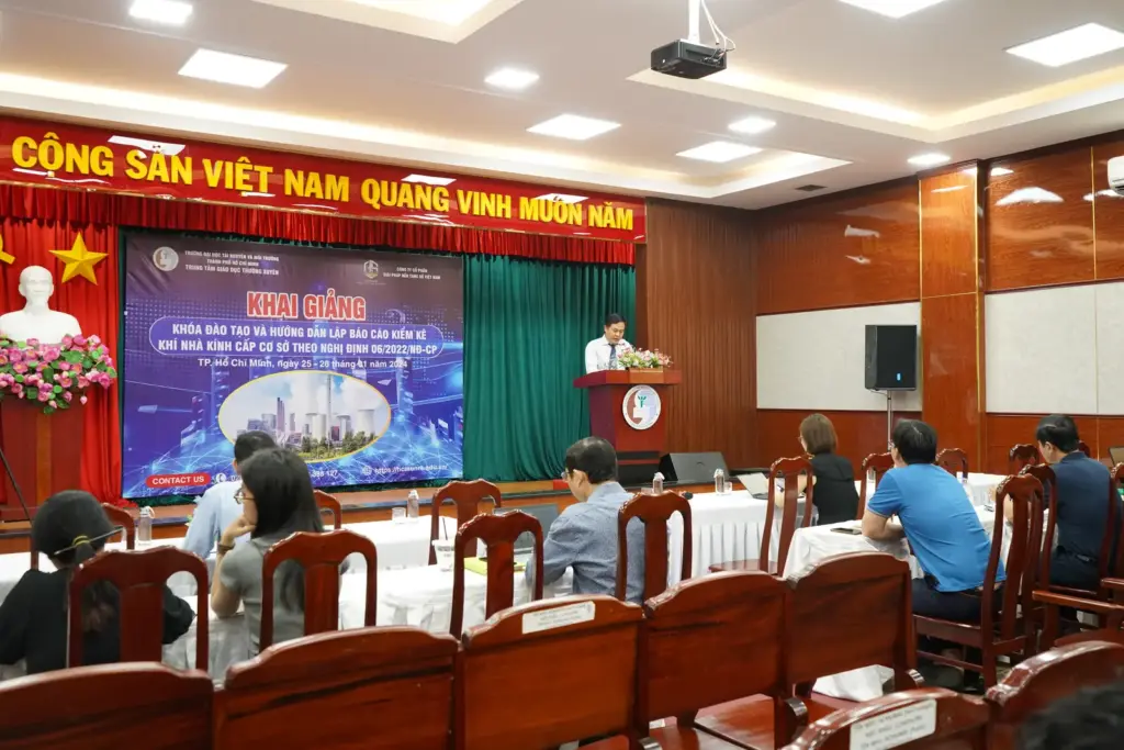 [PIC] Khóa đào tạo và hướng dẫn lập báo cáo kiểm kê Khí nhà kính