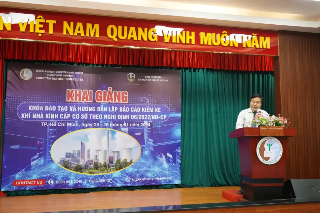 [PIC] Khóa đào tạo và hướng dẫn lập báo cáo kiểm kê Khí nhà kính
