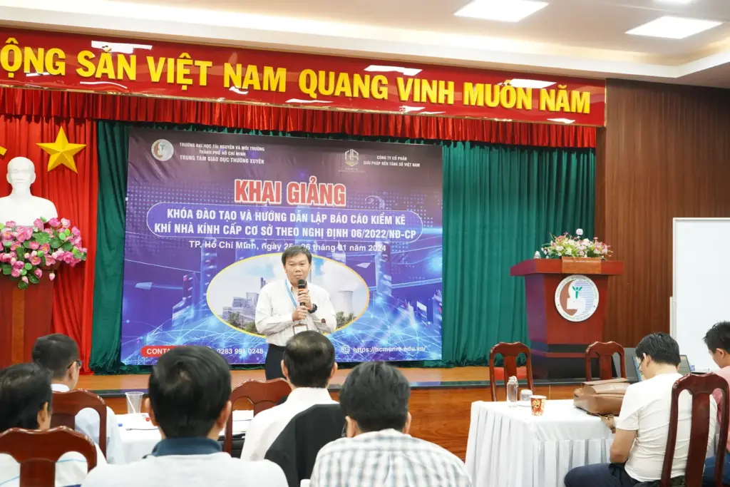 [PIC] Khóa đào tạo và hướng dẫn lập báo cáo kiểm kê Khí nhà kính