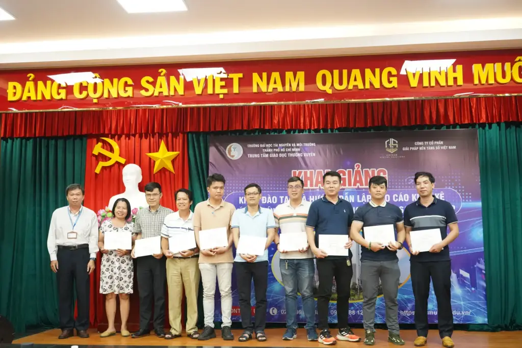 [PIC] Khóa đào tạo và hướng dẫn lập báo cáo kiểm kê Khí nhà kính