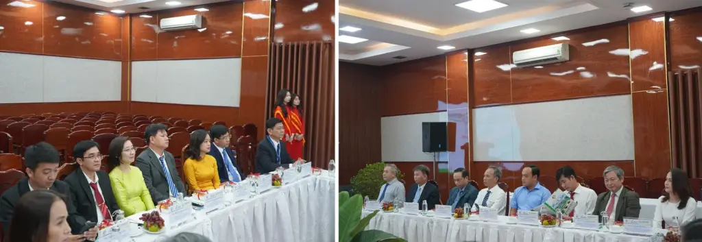 Buổi lễ đón tiếp và ký kết Biên bản Ghi nhớ MOU giữa Trường Đại học Tài nguyên và Môi trường TP.HCM với và Cơ quan Xúc tiến Công nghiệp Yeongwol, Quận Yeongwol, Hàn Quốc.