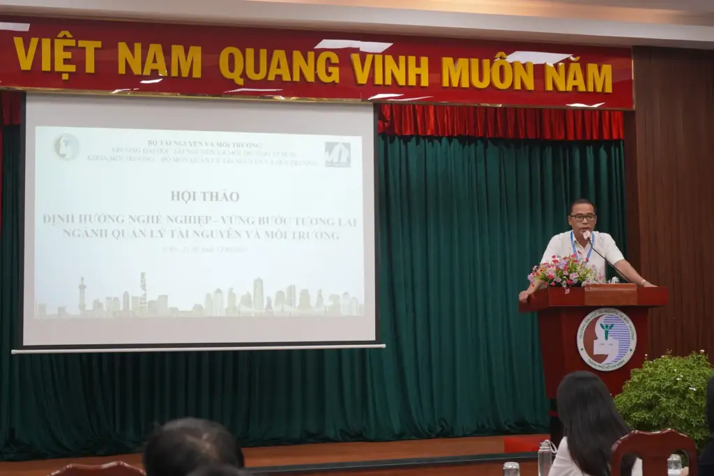 Hội thảo “Định hướng nghề nghiệp – vững bước tương lai ngành Quản lý Tài nguyên và Môi trường 2024”