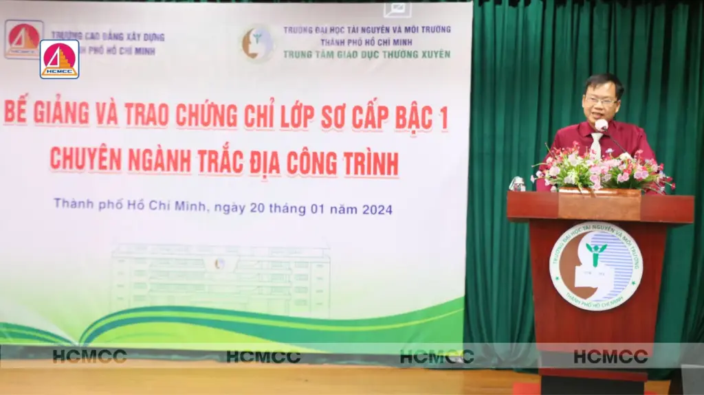 [PIC] Lễ Bế giảng và Trao chứng chỉ lớp sơ cấp nghề bậc 1 nghề Trắc địa Công trình