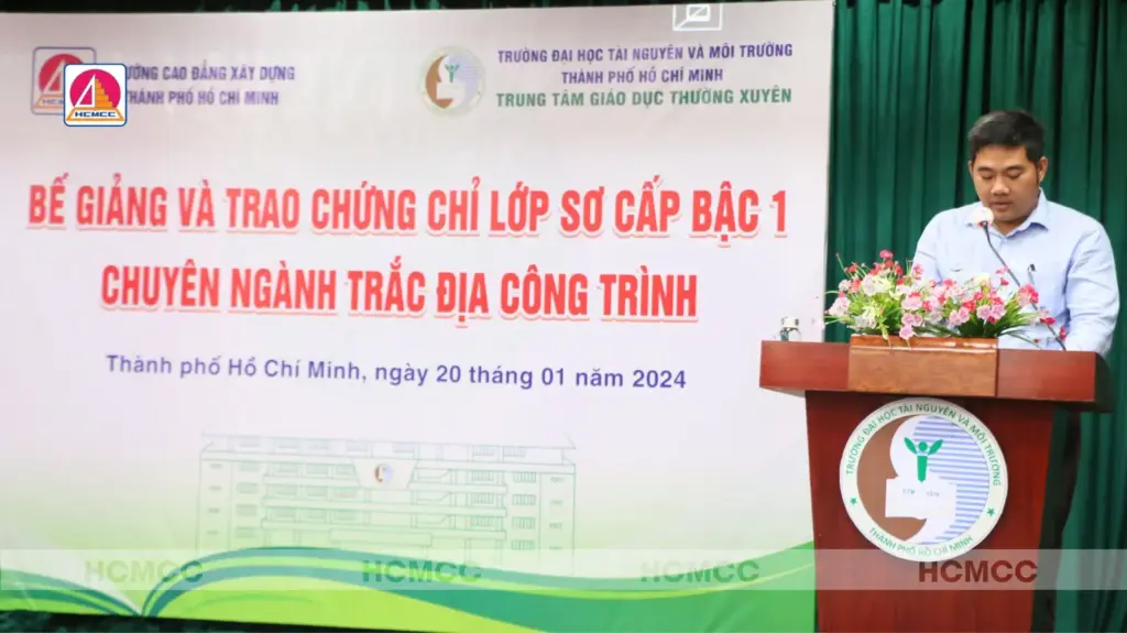 [PIC] Lễ Bế giảng và Trao chứng chỉ lớp sơ cấp nghề bậc 1 nghề Trắc địa Công trình