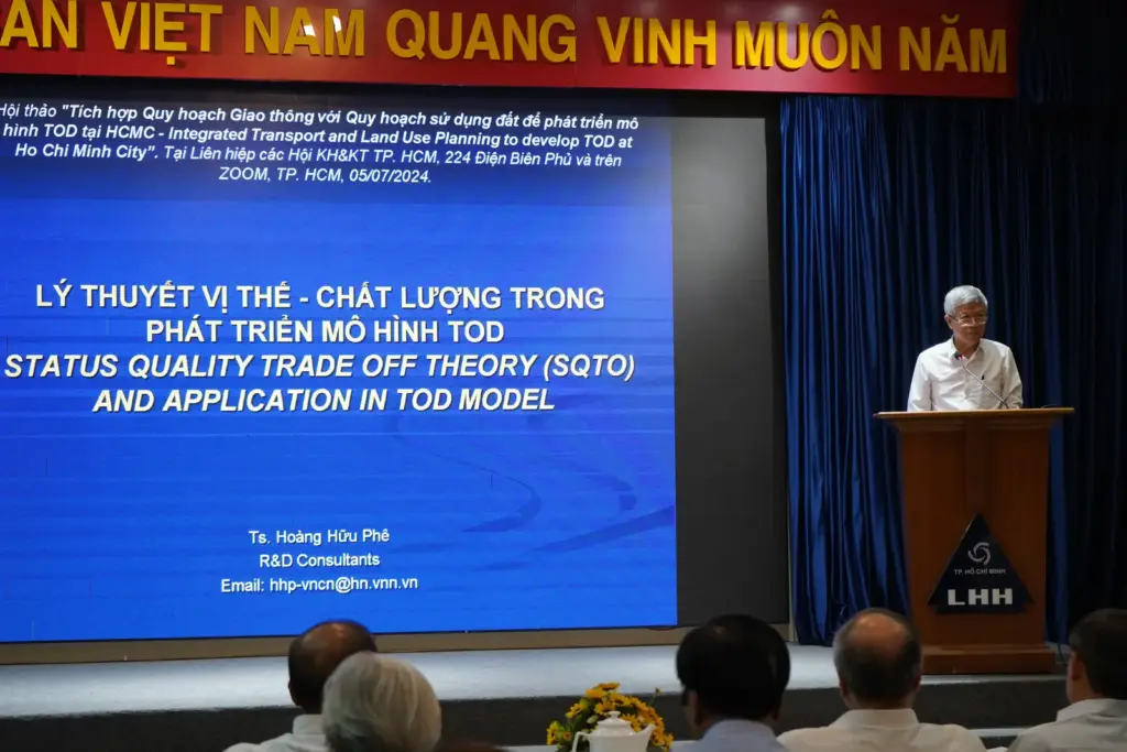 Hội thảo “Tích hợp Quy hoạch để phát triển đô thị theo mô hình TOD tại TP.HCM”