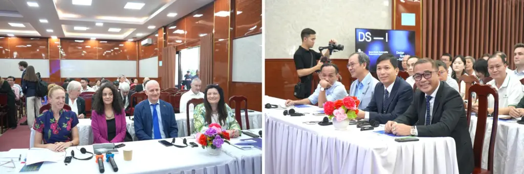 Diễn đàn “Đổi mới sáng tạo không gian Ý – Việt: kết nối Trái đất & Không gian” tổ chức tại HCMUNRE