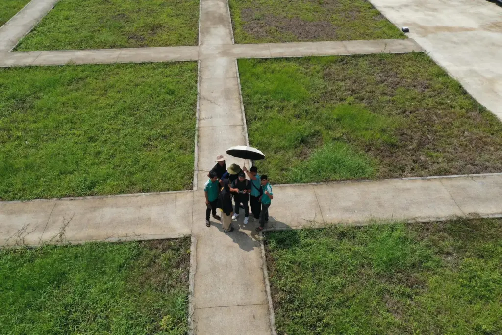 Học viên thực hành bay chụp UAV phục vụ công tác quản lý đất đai – Làm chủ công nghệ số trong lĩnh vực tài nguyên và môi trường