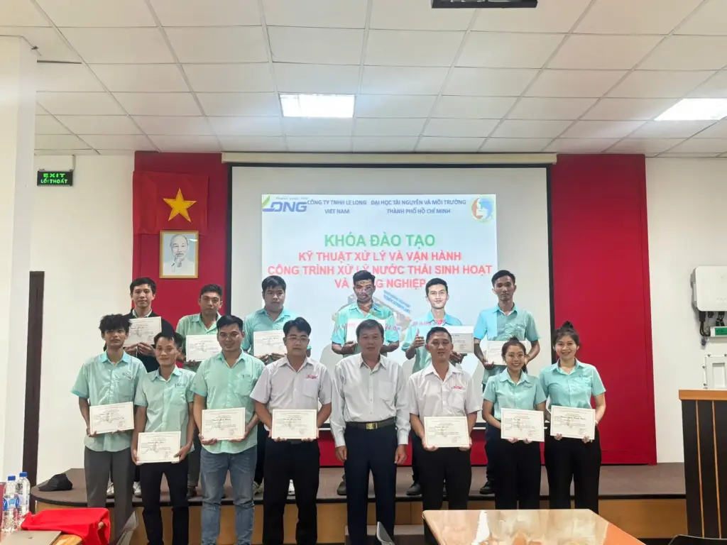 Khép lại thành công khóa bồi dưỡng nghiệp vụ kỹ thuật xử lý nước thải tại Tây Ninh