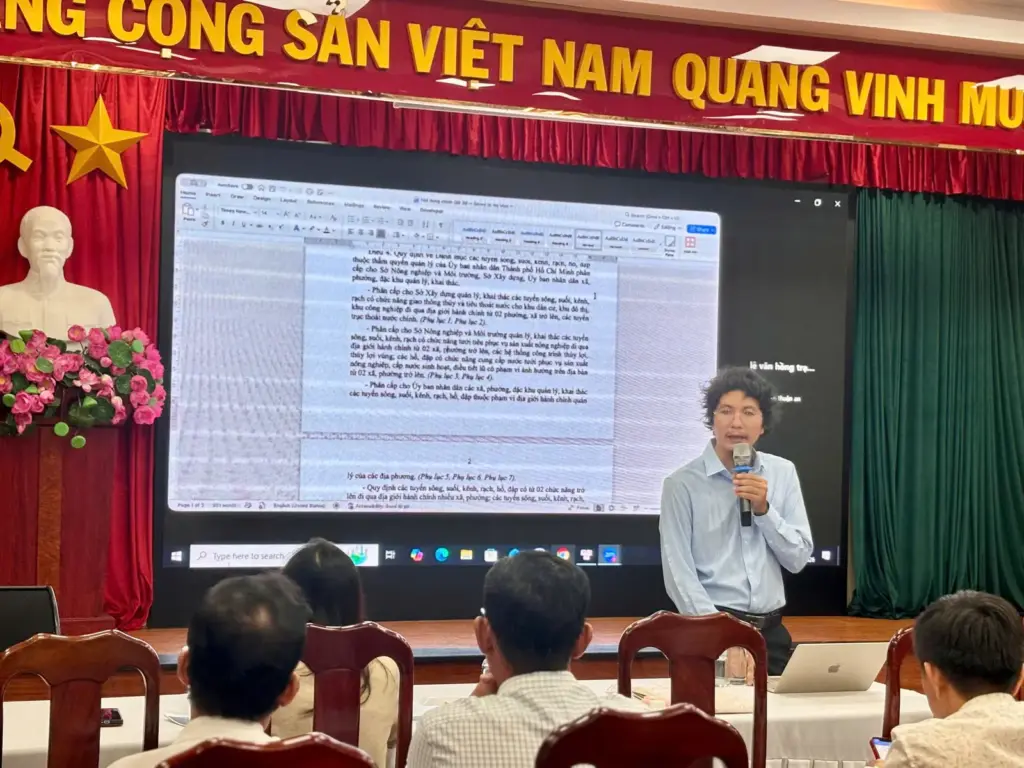 Bồi dưỡng nâng cao năng lực quản lý, khai thác và vận hành công trình thủy lợi cho cán bộ quản lý các cấp