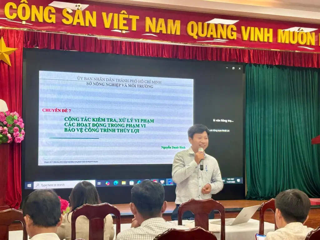 Bồi dưỡng nâng cao năng lực quản lý, khai thác và vận hành công trình thủy lợi cho cán bộ quản lý các cấp
