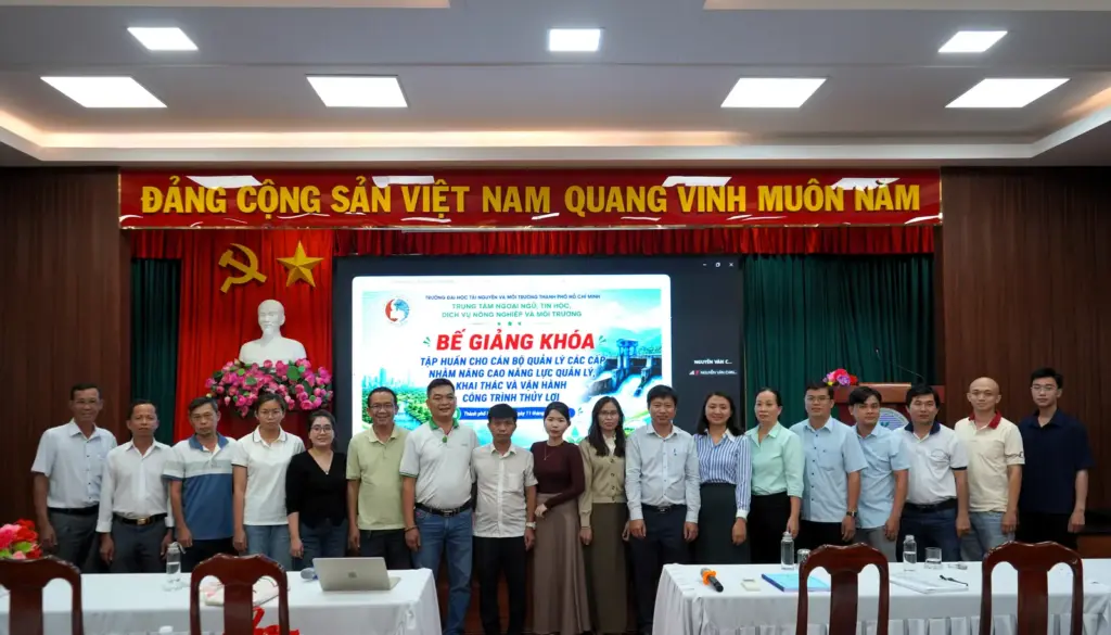 Bồi dưỡng nâng cao năng lực quản lý, khai thác và vận hành công trình thủy lợi cho cán bộ quản lý các cấp