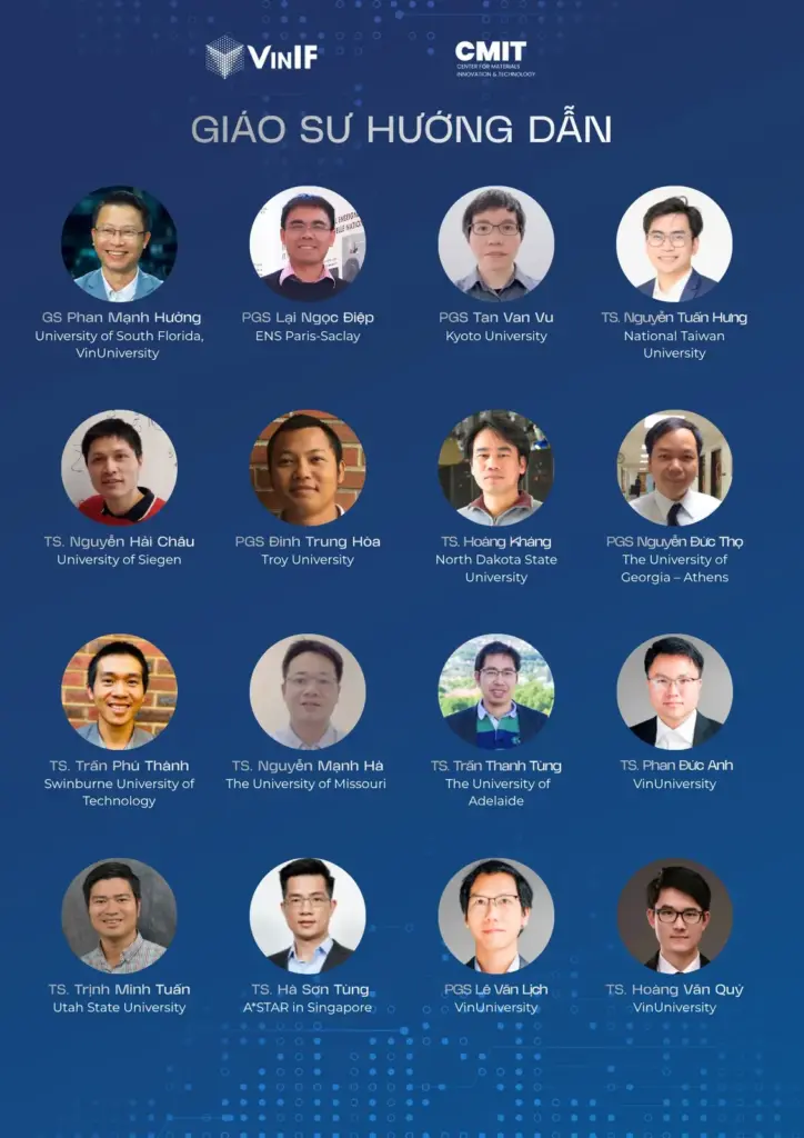 THÔNG TIN VỀ CHƯƠNG TRÌNH CÂU LẠC BỘ TÀI NĂNG NGHIÊN CỨU KHOA HỌC CỦA VINIF NĂM 2026