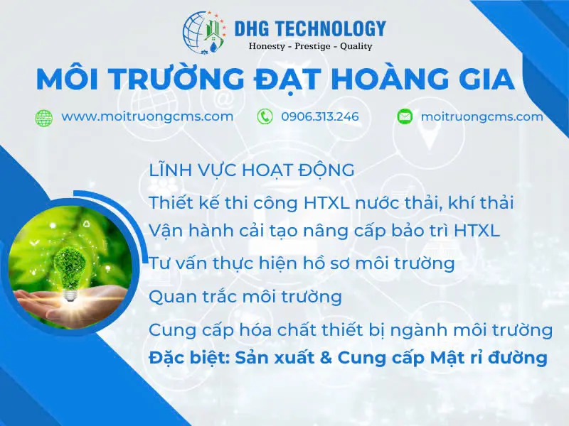 CÔNG TY MÔI TRƯỜNG ĐẠT HOÀNG GIA ĐỒNG HÀNH CÙNG DOANH NGHIỆP BẢO VỆ MÔI TRƯỜNG BỀN VỮNG