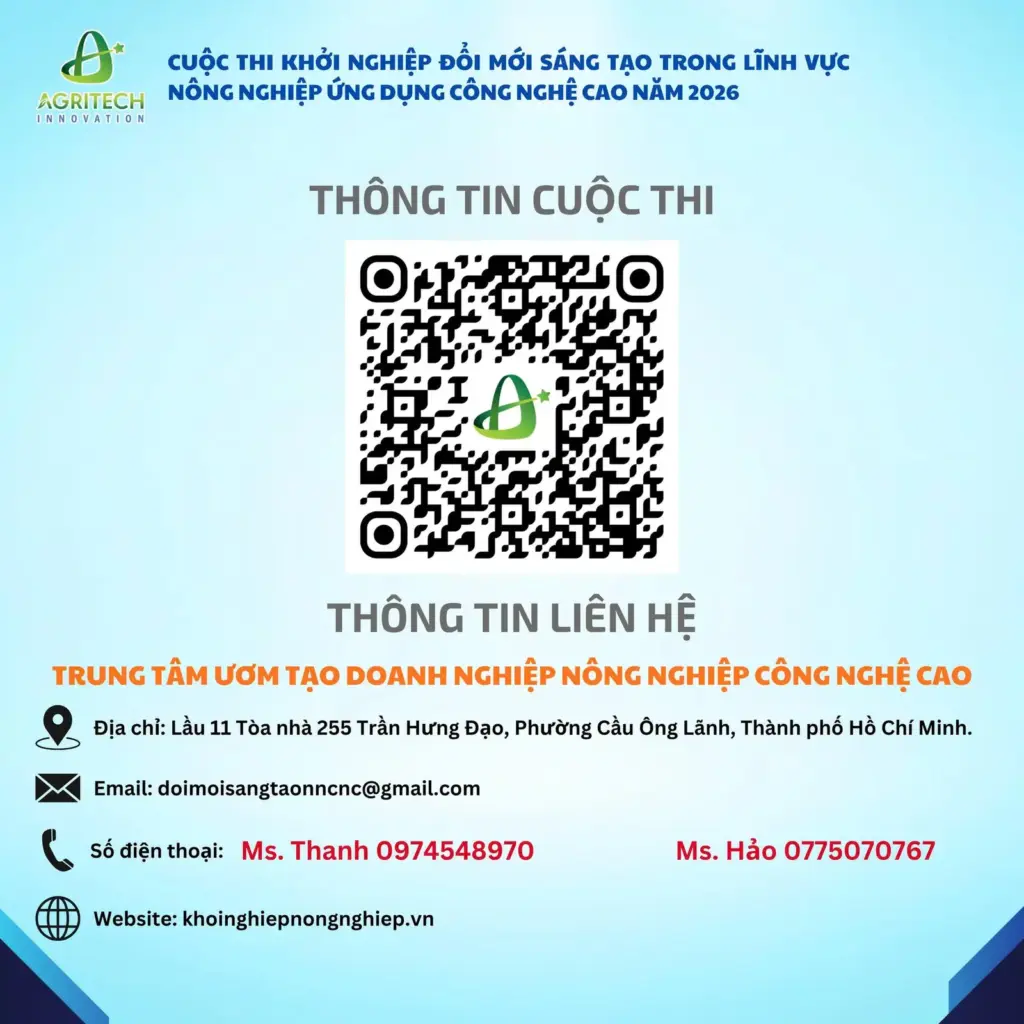 THÔNG TIN VỀ CUỘC THI AGRITECH INNOVATION 2026