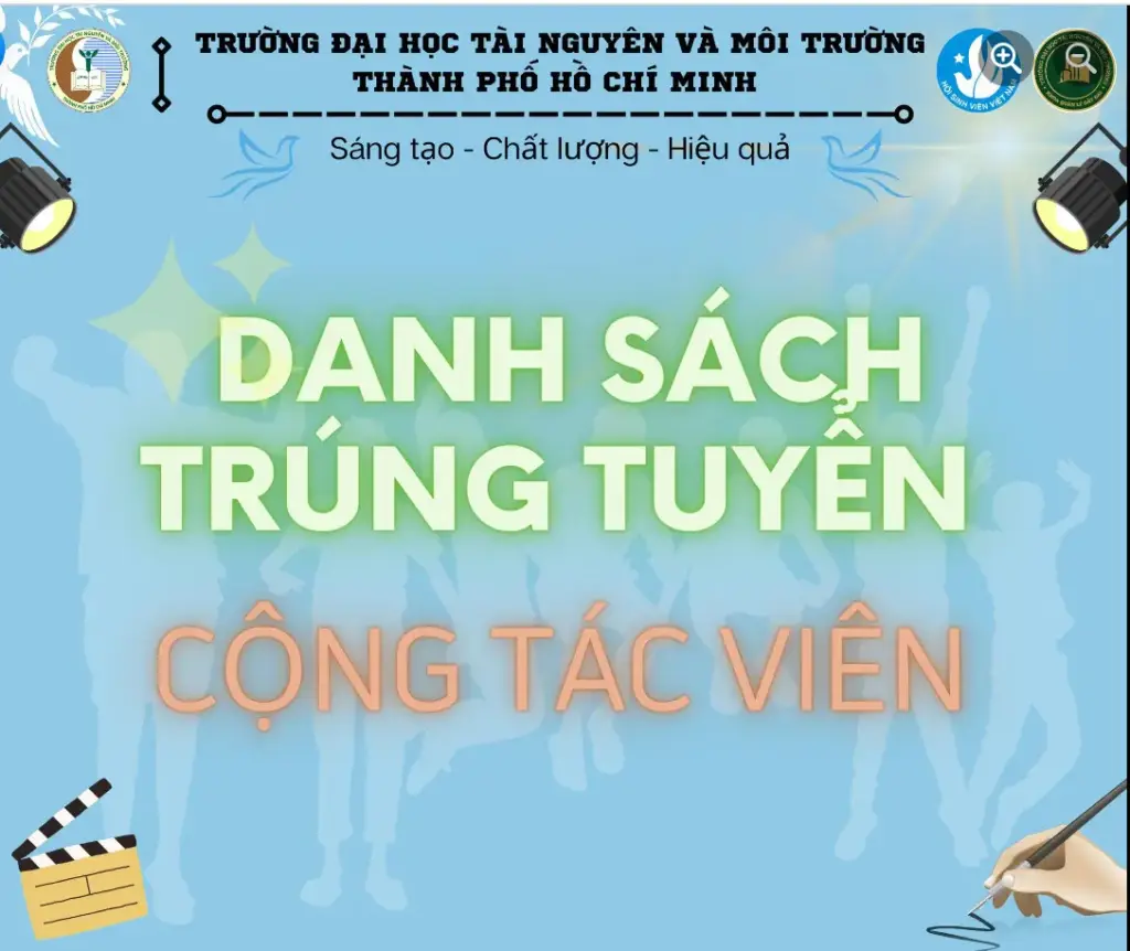 CÔNG BỐ DANH SÁCH CÁC BẠN CỘNG TÁC VIÊN TRÚNG TUYỂN