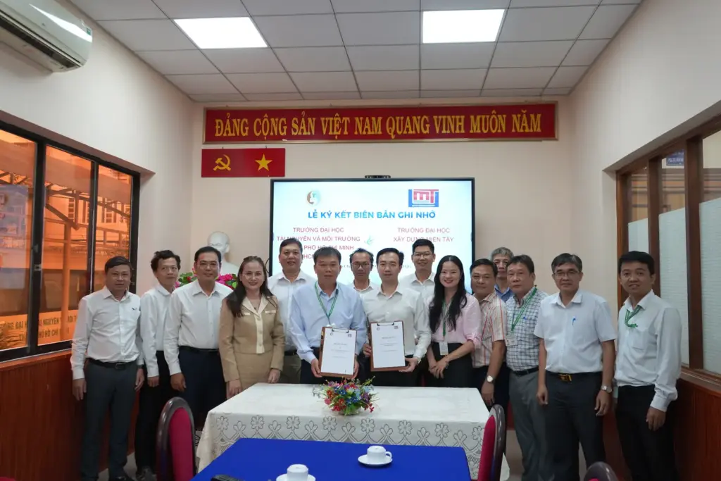 Lễ ký kết biên bản ghi nhớ (MOU) với Trường Đại Học Xây Dựng Miền Tây