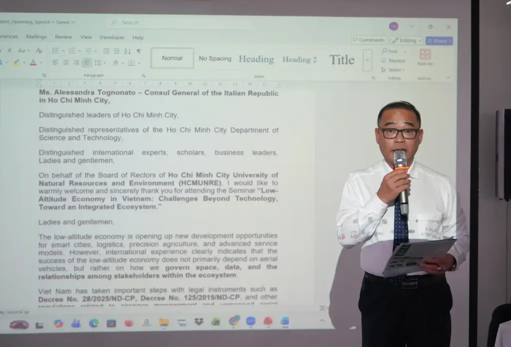 Hội Thảo Khoa Học Quốc Tế: “Low-Altitude Economy in Vietnam: Challenges Beyond Technology, Toward An Integrated Ecosystem”
