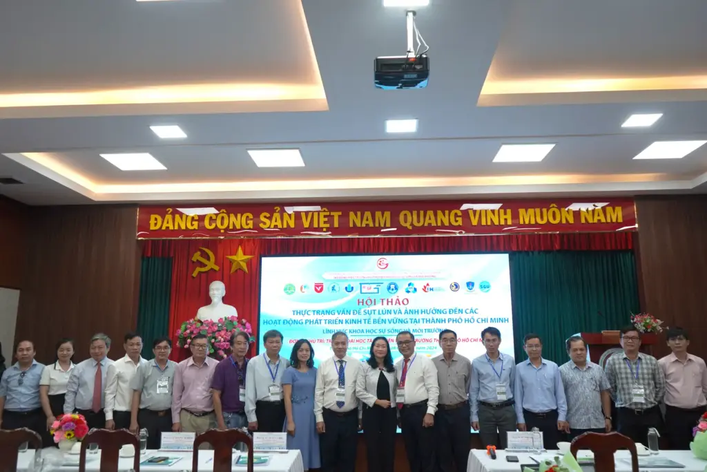 Hội thảo "Thực trạng vấn đề sụt lún và ảnh hưởng đến các hoạt động phát triển kinh tế bền vững tại TP.HCM