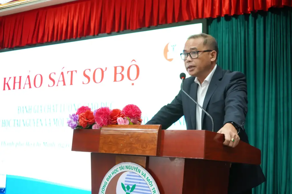 CHƯƠNG TRÌNH KHẢO SÁT SƠ BỘ PHỤC VỤ ĐÁNH GIÁ NGOÀI TẠI TRƯỜNG ĐẠI HỌC TÀI NGUYÊN VÀ MÔI TRƯỜNG TP.HCM
