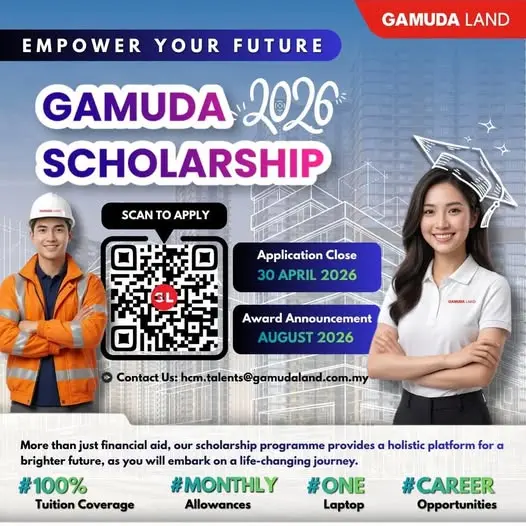 THÔNG TIN VỀ CHƯƠNG TRÌNH HỌC BỔNG GAMUDA SCHOLARSHIP 2026