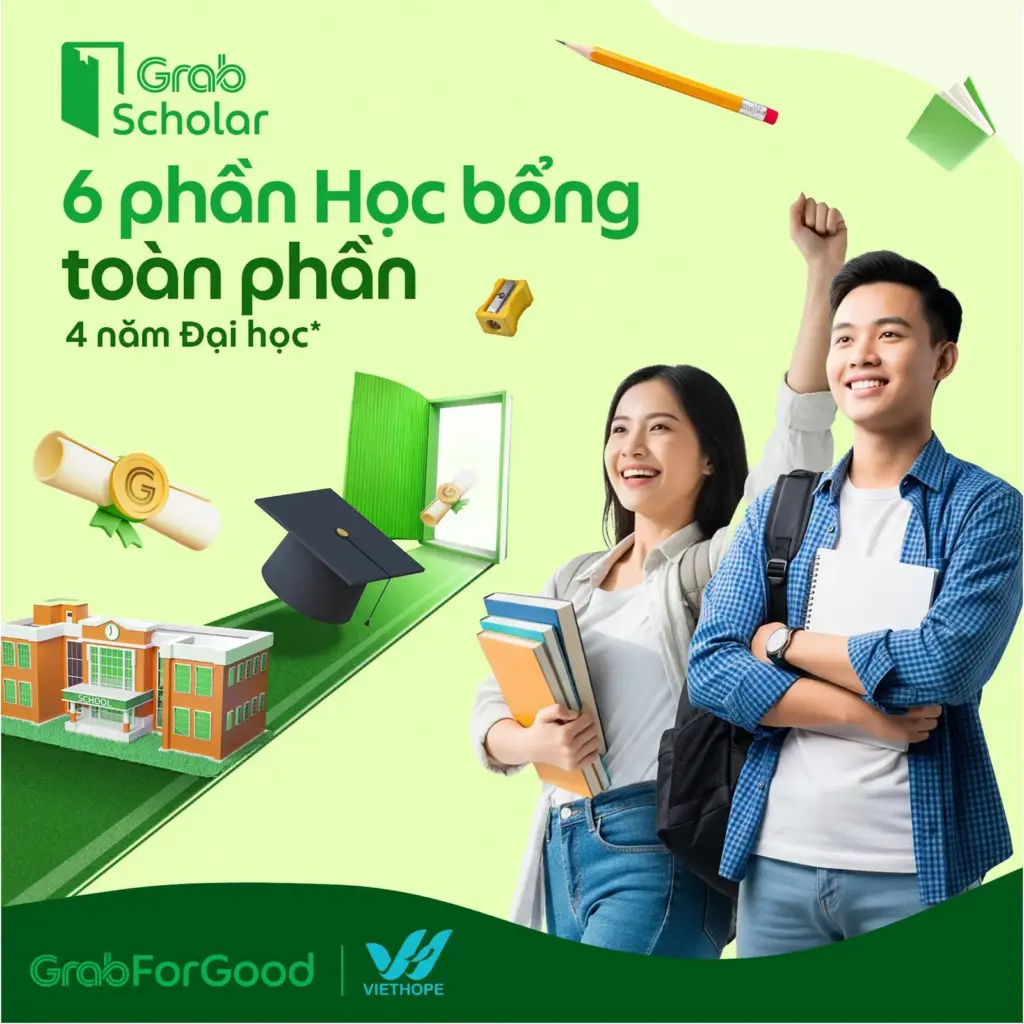 THÔNG TIN VỀ CHƯƠNG TRÌNH HỌC BỔNG GRABSCHOLAR 2026
