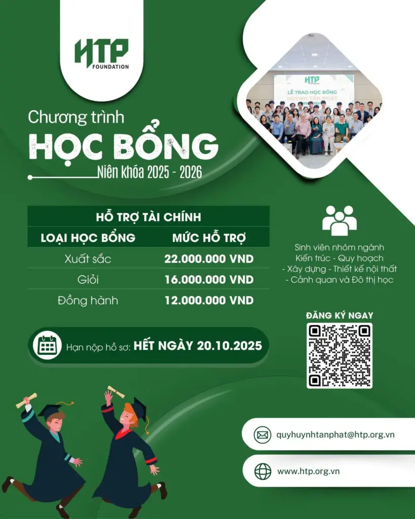 THÔNG TIN VỀ CHƯƠNG TRÌNH HỌC BỔNG HUỲNH TẤN PHÁT DÀNH CHO SINH VIÊN TÀI NĂNG NĂM HỌC 2025-2026