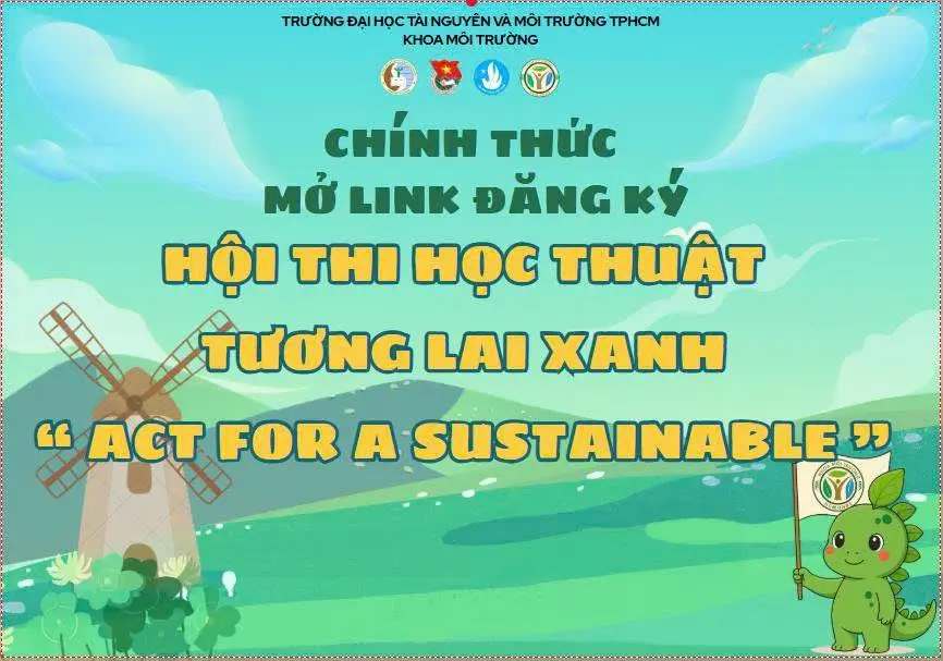 THÔNG TIN VỀ VIỆC ĐĂNG KÝ HỘI THI HỌC THUẬT TƯƠNG LAI XANH 2025