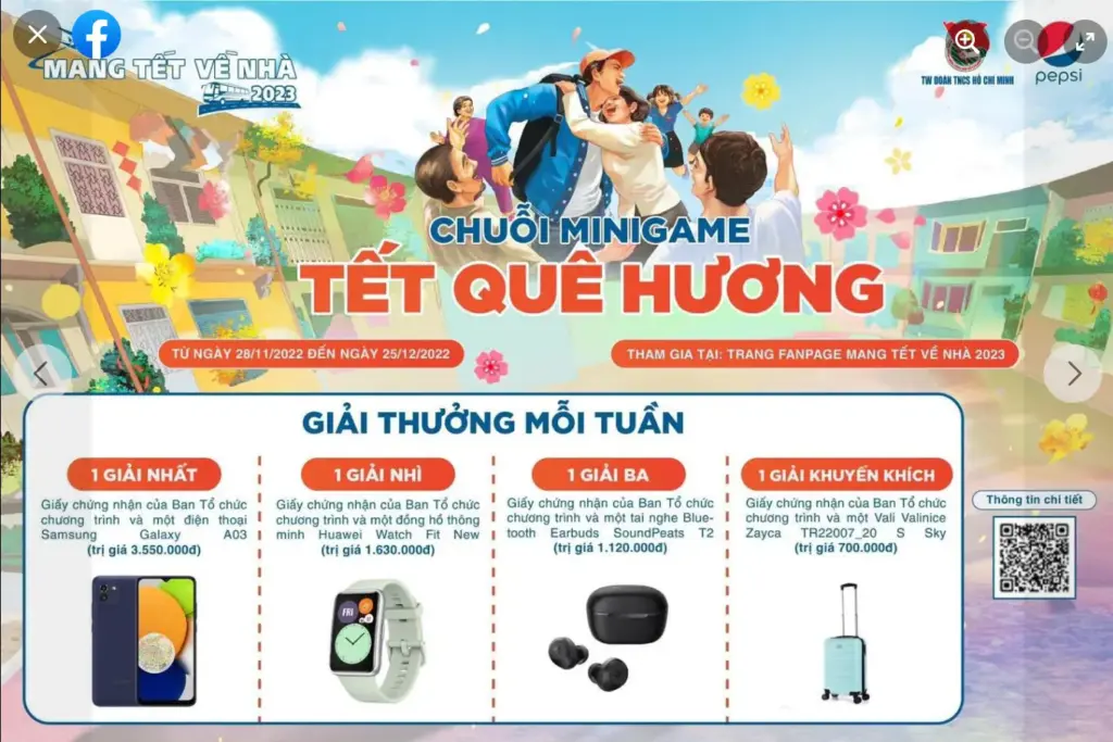 KHỞI ĐỘNG CHUỖI MINI GAME "TẾT QUÊ HƯƠNG"