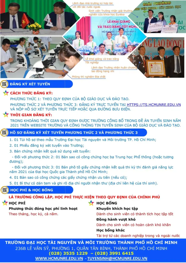THÔNG TIN TUYỂN SINH HỆ ĐẠI HỌC CHÍNH QUY NĂM 2021